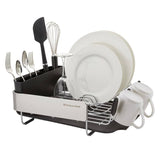 Black KitchenAid Compact Dish Rack, Crafted from Stainless Steel, 16.06-Inch
