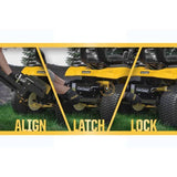 Cub Cadet FastAttach Double Bagger for Lawn Mower Collection