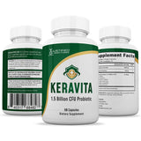 5-Pack Keravita Probiotic Nail Support with 1.5 Billion CFU, 300 Capsules
