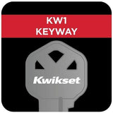 Kwikset Arlington Single-Cylinder Handleset with Lido Lever, SmartKey and Antique Brass Finish