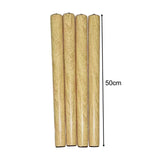 4-Piece Replacement Furniture Legs in Durable Wood with Anti-Slip Feet, 50cm Table and Desk Legs for Couches, Nightstands and Dressers