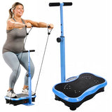 Lifepro TrimLite Whole Body Vibration Plate with Handlebars, 99 Speed Levels, Bluetooth Speaker, Resistance Bands and Remote for Exercise and Lymphatic Drainage Massage