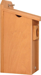 Set of 4 Cedar Bluebird Houses for Outdoor Backyard Bird Nesting