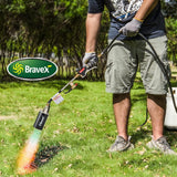 500,000 BTU Propane Weed Burner Torch with Turbo Trigger, Piezo Electric Ignition, 6.5-Foot Hose, and cCSAus Certification