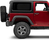 Redrock 4×4 HD Tire Carrier for 07-18 Jeep Wrangler JK, Compatible with OEM Tailgate