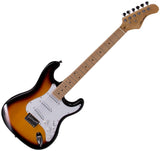 Pyle 97077080M Beginner Electric Guitar Package in Sun Burst Finish