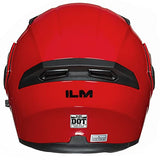 ILM Model 902 Modular Motorcycle Helmet with Flip-Up Full-Face Design, Dual Visors, DOT Certification, and 6 Colors