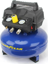 GOODYEAR 6-Gallon Portable Pancake Air Compressor, 175 Max PSI with 3.0 SCFM at 90 PSI