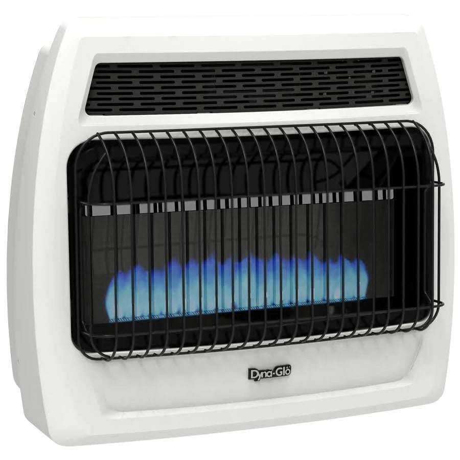 White Dyna-Glo Bfa30dt Blue Flame Wall Heater, 30000 BTU