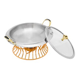 2L Nonstick Chafing Dish with Adjustable Buffet Food-Warming Surface