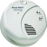 First Alert SC7010BV Hardwired Smoke and CO Alarm with AC Power, Programmable Talking and Photoelectric Sensor