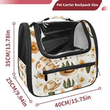 Airline-Approved Halloween Pet Carrier Bag for Small and Medium Dogs, Cats, and Puppies