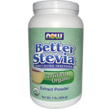 NOW Foods Better Stevia Extract Powder in a 1 lb. Tub