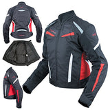 Womens CE-Armor Motorcycle Jacket, Strong Textile Construction for Touring and Motorbike Riding