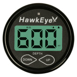 Hawkeye DT1B Softglow LCD Depth Sounder with Boat Mount, Black/White