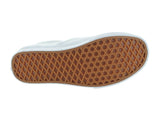 Vans Classic Perf Leather Slip-On Shoes, White, Size 5.5