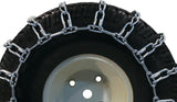 The ROP Shop Pair of 2 Link Tire Chains with Tensioners, 23×10.5×12, for Snow Blowers, Lawn and Garden Tractors, Mowers, Riders, UTVs, ATVs and Utility Vehicles