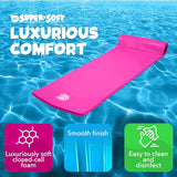 TRC Recreation Foam Pool Float, 1.25-Inch Floating Water Lounger for Swimming and Splashing