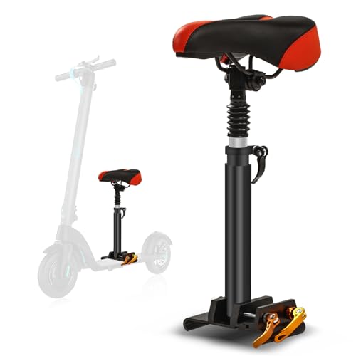 Foldable Adjustable Scooter Saddle Seat for Xiaomi M365, Featuring Shock-Absorbing Foam Cushion