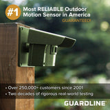 Guardline Wireless 500 ft Long-Range Driveway Alarm with Outdoor Motion Sensor and DIY Alert System