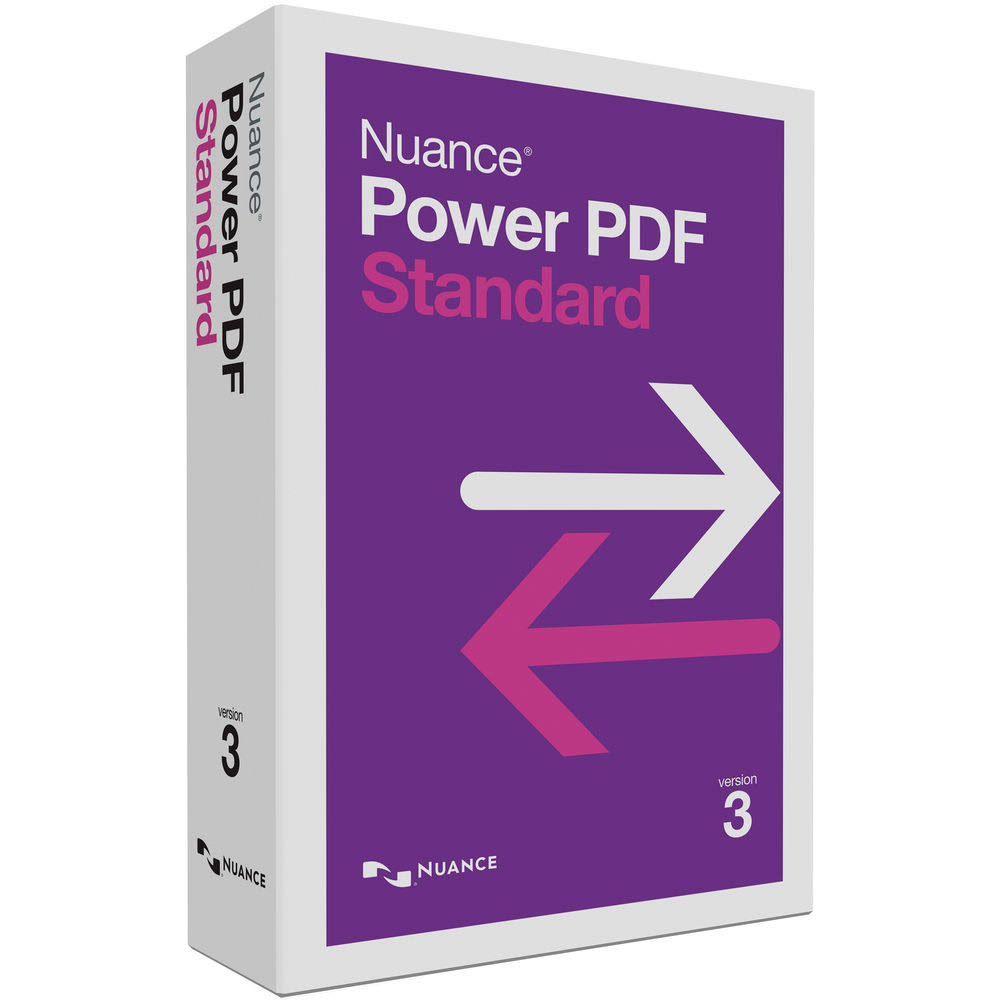 Nuance Power PDF Standard 3.0 Software on Disc