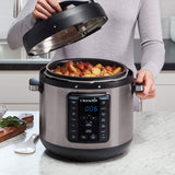 8-Quart Crock-Pot Pressure Cooker featuring 13 Cooking Programs and Lid, Open Box