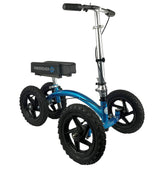 KneeRover Quad All-Terrain Knee Walker with Metallic Blue Finish