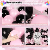 165-Piece Christmas Balloon Arch Garland Kit with Red, White, Green and Gold Latex Balloons, Candy Cane and Star Foil Balloons for Holiday, New Year and Birthday Party Decor