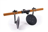 Heavy Hitch Disc Cultivator Attachment for Small Tractors, Multi-Purpose Garden Bedder with Discs Only, Orange Powder Coat, USA Made