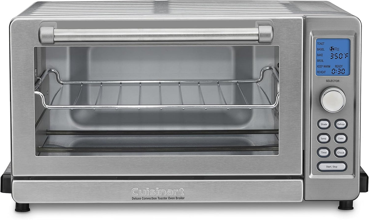 Cuisinart TOB-135N Deluxe Convection Toaster Oven Broiler with Brushed Stainless Steel Finish
