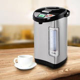 5-Liter Instant Electric Hot Water Boiler and Warmer with LCD Display, 5 Temperature Settings, Safety Lock, and Stainless Steel Dispenser