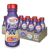 12-Pack Premier Protein Blueberries & Cream Shakes with Oats, 20g Protein, 11.5 fl oz Each