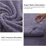4-Pack Oversized Black Bath Towels, 35×70 600 GSM Bath Sheets with Ultra-Soft, Absorbent Quick-Dry Fabric for Bathroom, Gym, Hotel, Camp or Pool