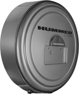 Boomerang Hummer H2 2005-2010 MasterSeries Hard Tire Cover in Pewter Metallic, with Color-Matched Plastic Face, Stainless Steel Ring and Hummer H2 Logo