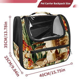 Airline-Approved Halloween Pet Carrier Bag for Small and Medium Dogs, Cats, and Puppies