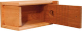 Set of 4 Cedar Bluebird Houses for Outdoor Backyard Bird Nesting