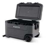Igloo Overland 72-Quart Wheeled Ice Chest Cooler, Gray, 31 x 18 x 18
