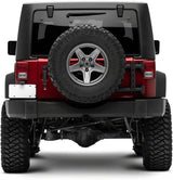 Redrock 4×4 HD Tire Carrier for 07-18 Jeep Wrangler JK, Compatible with OEM Tailgate