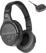 BlueVIBE GTV Wireless TV Headphones for Seniors and Hearing Impaired, 2.4GHz RF Transmitter with 10-Hour Battery and No Audio Delay