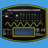 SUNGOLDPOWER 18KW Pure Sine Wave Power Inverter with 40A MPPT Solar Charger, 18000W Peak and 54000W Low-Frequency Capacity, DC 48V Input and 120V/240V AC Output