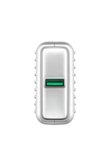 Silver Zendure Supermini Portable Charger with 10,000mAh Capacity and USB-C PD