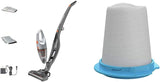 BLACK+DECKER Powerseries 2-in-1 Cordless Stick Vacuum and Hand Vac, Titanium Gray, HSVB420J