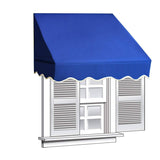 Aleko Blue Window and Door Awning Canopy, 8 x 2 ft.