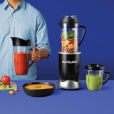 nutribullet RX Personal Blender with 1700 Watts and 45 Ounces Capacity for Shakes, Smoothies, Food Prep and Frozen Blending, Black, N17-1001