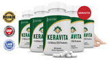 5-Pack Keravita Probiotic Nail Support with 1.5 Billion CFU, 300 Capsules