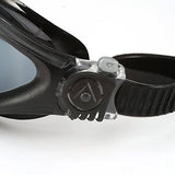 Aqua Sphere Kayenne Swimming Goggle with Clear Lens, Clear/Black, Regular Fit