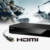 Panasonic DP-UB820-K Black 4K Ultra HD Streaming Blu-ray Player with Dolby Vision, HDR10+, Premium Video Playback, Hi-Res Audio, and Voice Assist