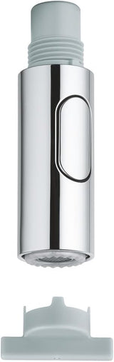 Chrome Pull-Down Spray Compatible with Grohe 48416000