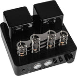 Dayton Audio HTA100BT 100W Hybrid Stereo Tube Amplifier with Bluetooth, USB, AUX, Phono, and Sub Out