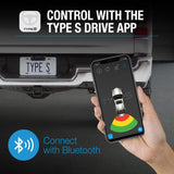 Type S Smart Wireless Parking Sensor Kit, Bluetooth Solar-Powered Reversing Radar for Cars and Vehicles, Pack of 2